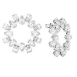   Monemel Swarovski Kare küpe(Altın kaplama)
